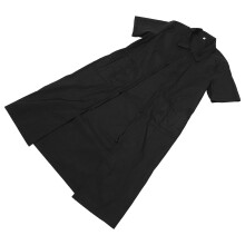 Black Nylon Pet Grooming Jacket Waterproof Antistatic Salon Apron
