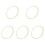 5Pcs Light Green Plastic Brake Hose Tubes for Bikes Durable Waterproof 1