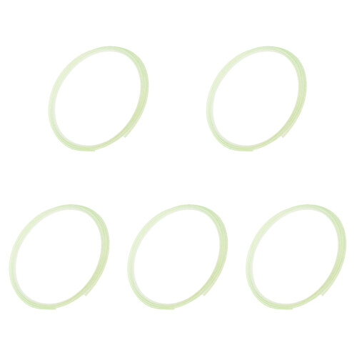 5Pcs Light Green Plastic Brake Hose Tubes for Bikes Durable Waterproof