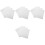16Pcs Durable White Paper Cake Boards Square Cake Display Trays 4