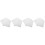 16Pcs Durable White Paper Cake Boards Square Cake Display Trays 5