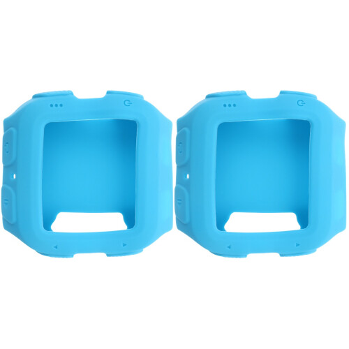 2Pcs Blue Silicone Watch Shell Durable Protective Case for Watches 1