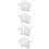 16Pcs Durable White Paper Cake Boards Square Cake Display Trays 9