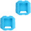 2Pcs Blue Silicone Watch Shell Durable Protective Case for Watches 3