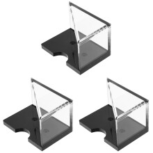 3Pcs Transparent Acrylic Poker Card Storage Organizer Box for Home Use