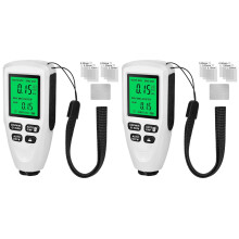 2Pcs Car Paint Depth Gauge Digital Thickness Tester White ABS Material
