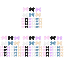 120Pcs Resin Bow Nail Charms Small Nail Decorations for DIY Manicure