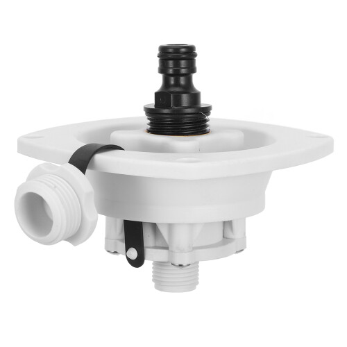 Compacte Witte Waterinlaat Rv Vulinlaat PP Camper Accessoire