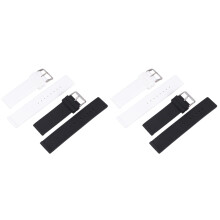 4St Modieuze Dameshorlogeband Van Silicone in Assorti Kleuren