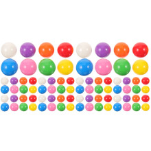 80St Heldere Openbare Plastic Ballen Voor Feestlotentrekking En