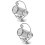 2Pcs Iron Stand Silver Decorative Holder 8