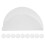 40Pcs White Silicone Steaming Pads Non-Stick Round Steamer Mesh Mats 2