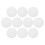 40Pcs White Silicone Steaming Pads Non-Stick Round Steamer Mesh Mats 3