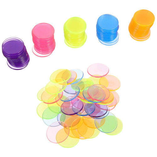 900Pcs Premium Plastic Poker Chips Markers for Counting and Play 1