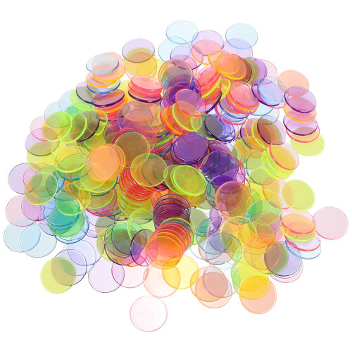900Pcs Premium Plastic Poker Chips Markers for Counting and Play 2