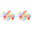 1000St Chips Plastic Gekleurd Transparant Spelmateriaal Kinderen 2