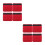8Pcs Red Breathable Sponge Chin Pads Pad Replacement for Riding 8