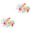 1000St Chips Plastic Gekleurd Transparant Spelmateriaal Kinderen 3