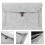 4Pcs Multifunctional Felt Laptop and Tablet Sleeve Light Grey Bag 9