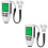 2Pcs Car Paint Depth Gauge Digital Thickness Tester White ABS Material 7