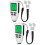 2Pcs Car Paint Depth Gauge Digital Thickness Tester White ABS Material 8