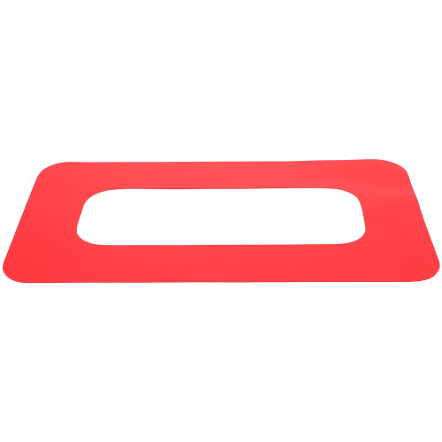 3Pcs Red PVC Fin Box Repairing Patch Paddle and Surfboard Connector 1