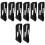 8Pcs Effective Snoring Solution Chin Straps Elastic Durable Black 4