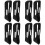 8Pcs Effective Snoring Solution Chin Straps Elastic Durable Black 6