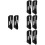 8Pcs Effective Snoring Solution Chin Straps Elastic Durable Black 7
