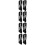 8Pcs Effective Snoring Solution Chin Straps Elastic Durable Black 9