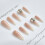 (M) 10PCS Glossy Gradient Press-On Nails DIY Home Art 1