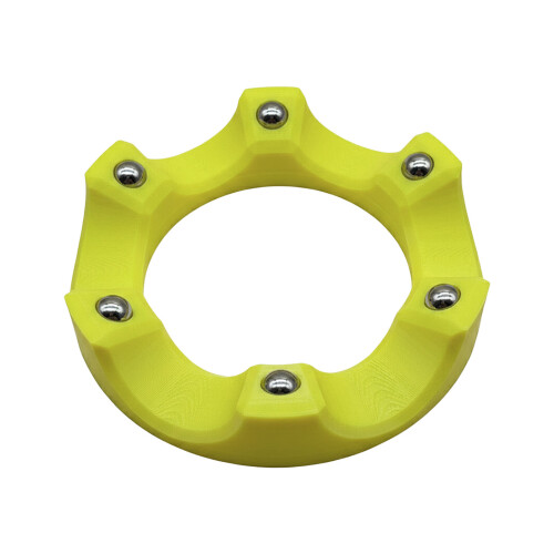 (Yellow) 360 Bowling Ball Sanding Pad Rotating Holder 2
