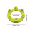 (Yellow) 360 Bowling Ball Sanding Pad Rotating Holder 4