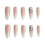 (M) 10PCS Glossy Gradient Press-On Nails DIY Home Art 8