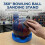 (Blue) 360 Bowling Ball Sanding Pad Rotating Holder 5