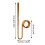 (Gold) Book Holder Ring for Readers, 50 Char Max 1
