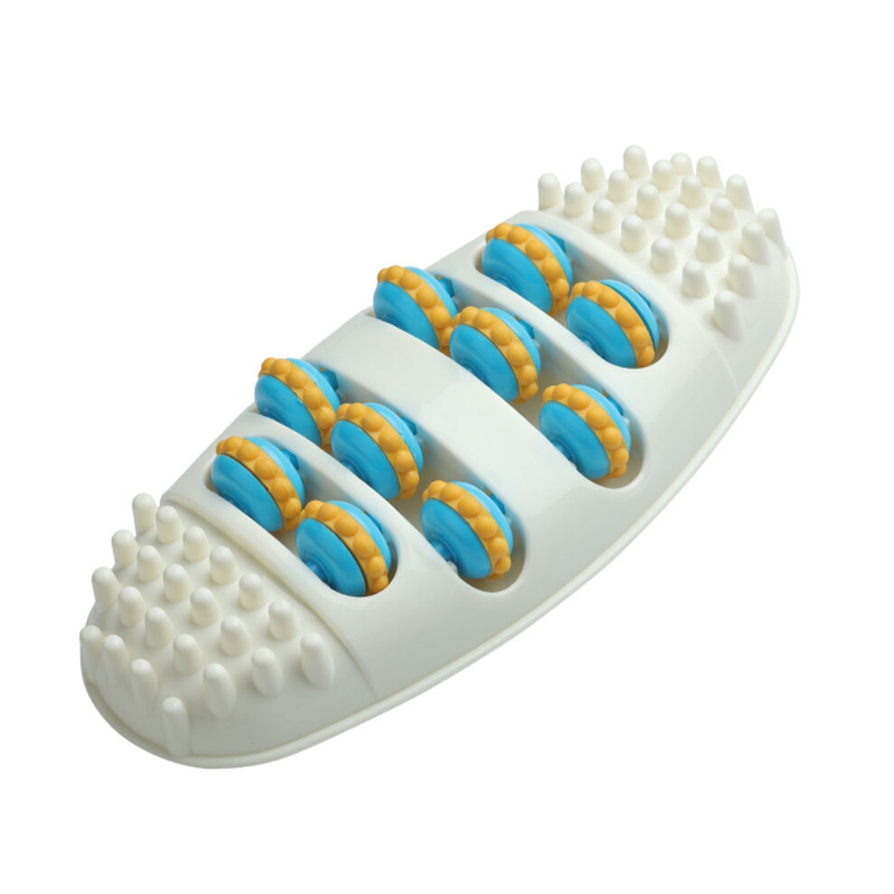 Shiatsu Acupressure Foot Massager Roller, Reflexology Relief Muscle Relaxation Stress Reliever Massage Lightweight Portable Acupoint Stimulation