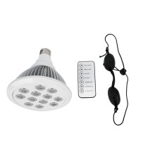 Dual Wavelength Infrared Therapy Bulb For Skin Rejuvenation And Pain Relief No Side Effects Aluminum Heat Sink Protected Red And Infrared Light