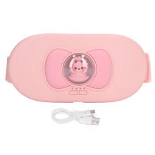 Electric Heating Belt For Cramps, Rechargeable Cordless Heating Pad With6Massage Modes And4Heat Settings Comfortable Fabric Wrap For Menstrual