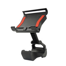 Verstelbare houderklem voor draadloze gamecontroller, stevige ABS-houder, rubberen kussen voor veilige grip, slijtvast en krasbestendig.