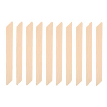 Natural Wood Wax Applicator Sticks, Precise Quadrilateral Design Wax Spatulas Sticks Versatile Use Controlled Application Smooth And Clean For Facial