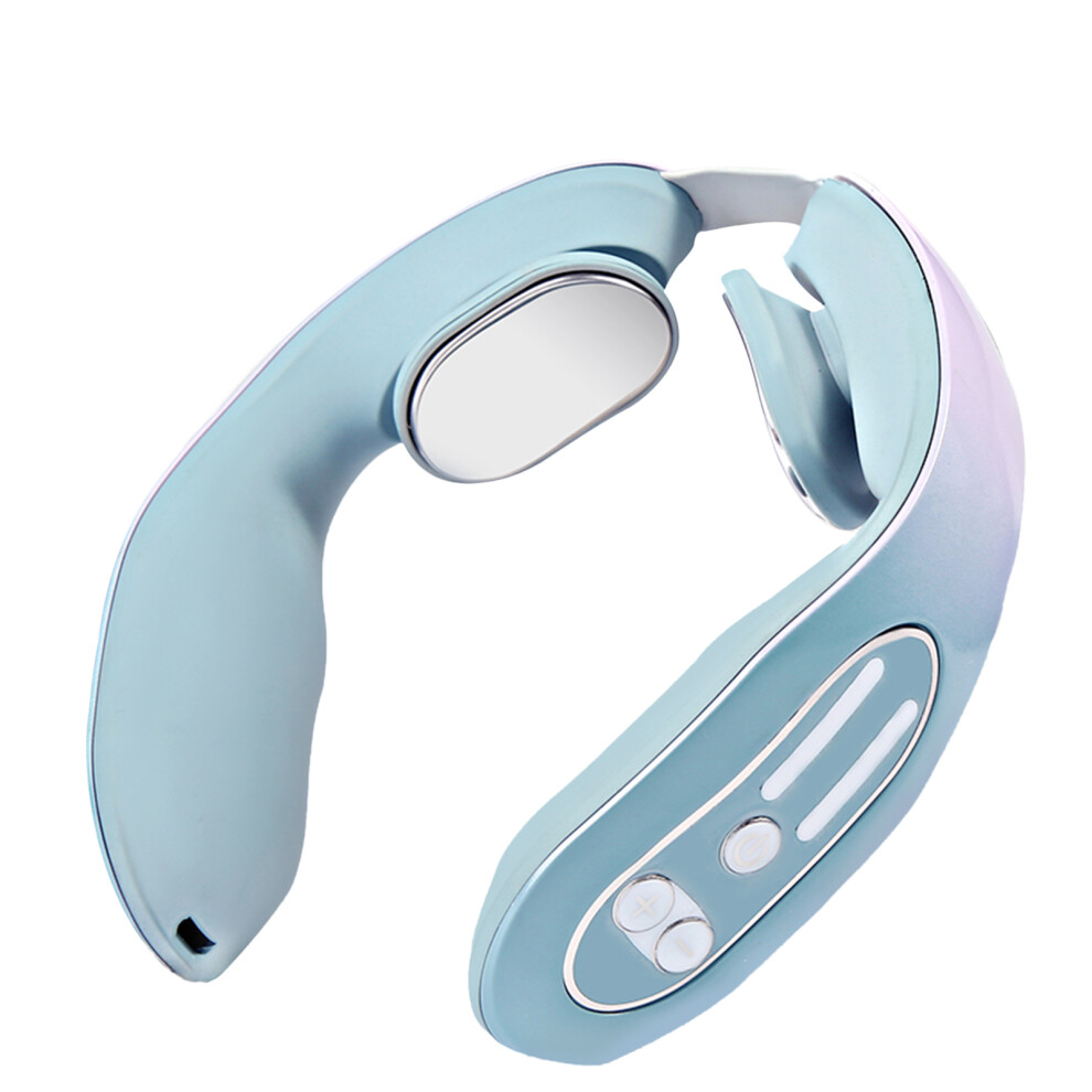 Neck Massager With Heat For Pain Relief Deep Tissue, FSA HSA Eligible Items, Electric Pulse Neck Massage Device With Wrap Around Neck Heating,