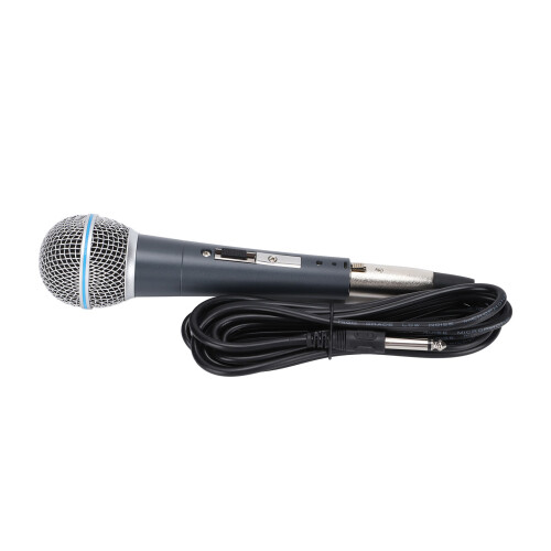 Low Distortion Sound Output Dynamic Microphone with Dual Shock Mount System, Minimizing Feedback Design for Live Performances and Public Speaking 1