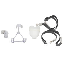 Universal CPAP Nasal Mask Replacement Cushion With Quick Release Short Tube Snug Fit And Secure Seal High Elasticity Headgear For Comfortable Wear