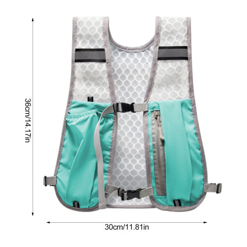 (Cyan) Hydration Vest for Running Hiking Cycling 1