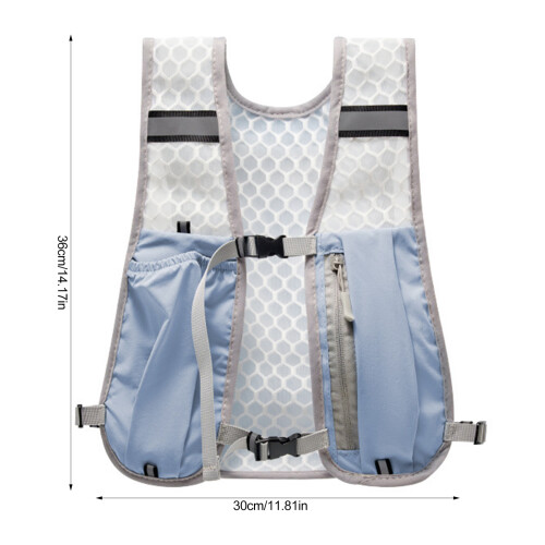 (Light Blue) Hydration Vest for Running Hiking Cycling 2