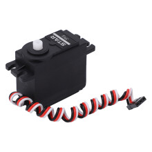 Servomotor RC compacto, encaixe universal, tempo de resposta rápido, anticorrosivo, alta capacidade de carga, fácil instalação, ideal para