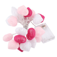 Charming Heart Led String Lights Battery Operated Ambient Atmosphere Creator Decorative Fairy Lights For Valentine'S Day Weddings Holidays Energy