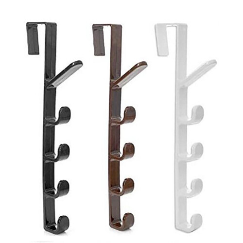 Πάνω από την πόρτα, κρεμάστρα με γάντζο With5Hangers, οργανωτής αποθήκευσης για είσοδο 1