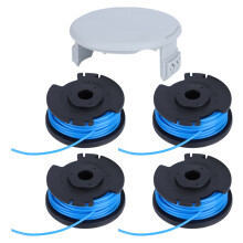 Refill-spoler til trådtrimmer, kompatibel med Ryobi 18V, 24V, 40V, automatisk fremføring af ukrudtsrenser, med overlegen fleksibilitet og